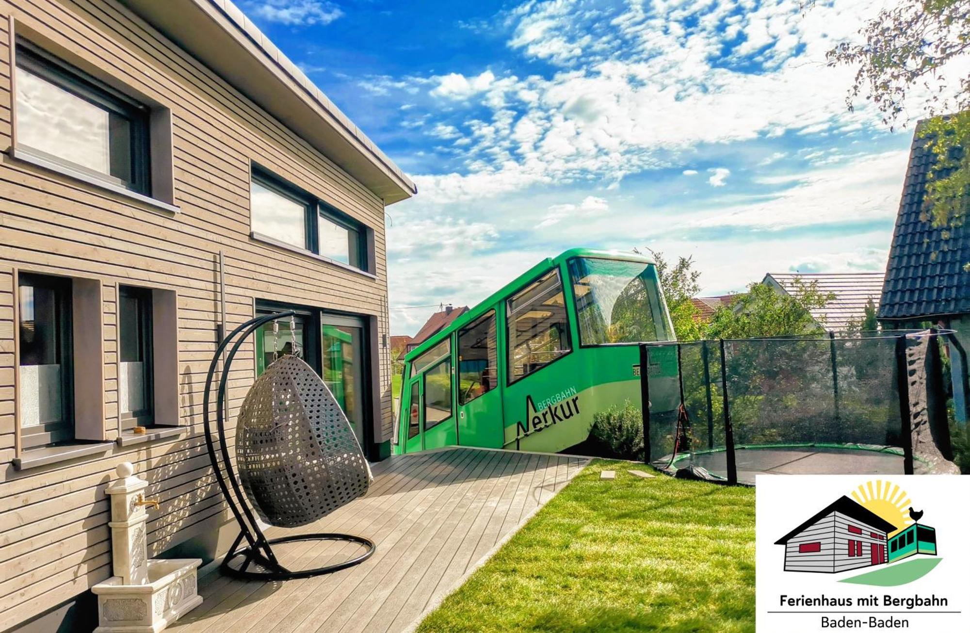 Exklusives Holzhaus Mit Bergbahn - Baden-Baden Im Schwarzwald Villa ภายนอก รูปภาพ